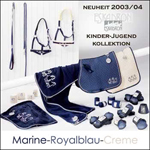 Jugend Marine-Royalblau-Creme