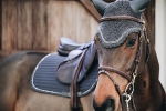 KENTUCKY Horsewear / Fly Veil Wellington Stone & Pearl Grey